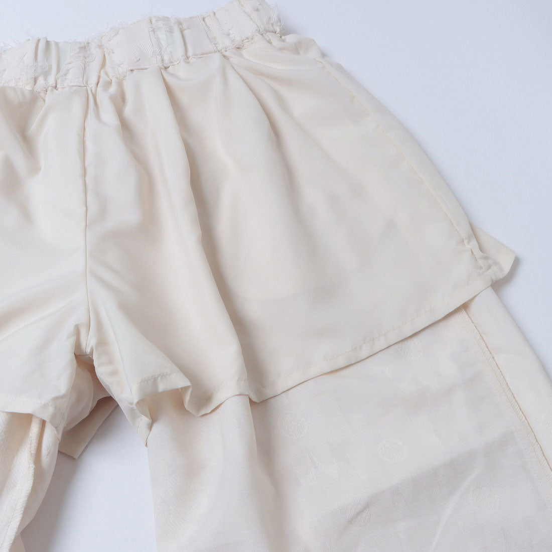 ブループールロード BLUE POOL ROAD カットジャガードフラワーイージーパンツ (カーキ) カーキ