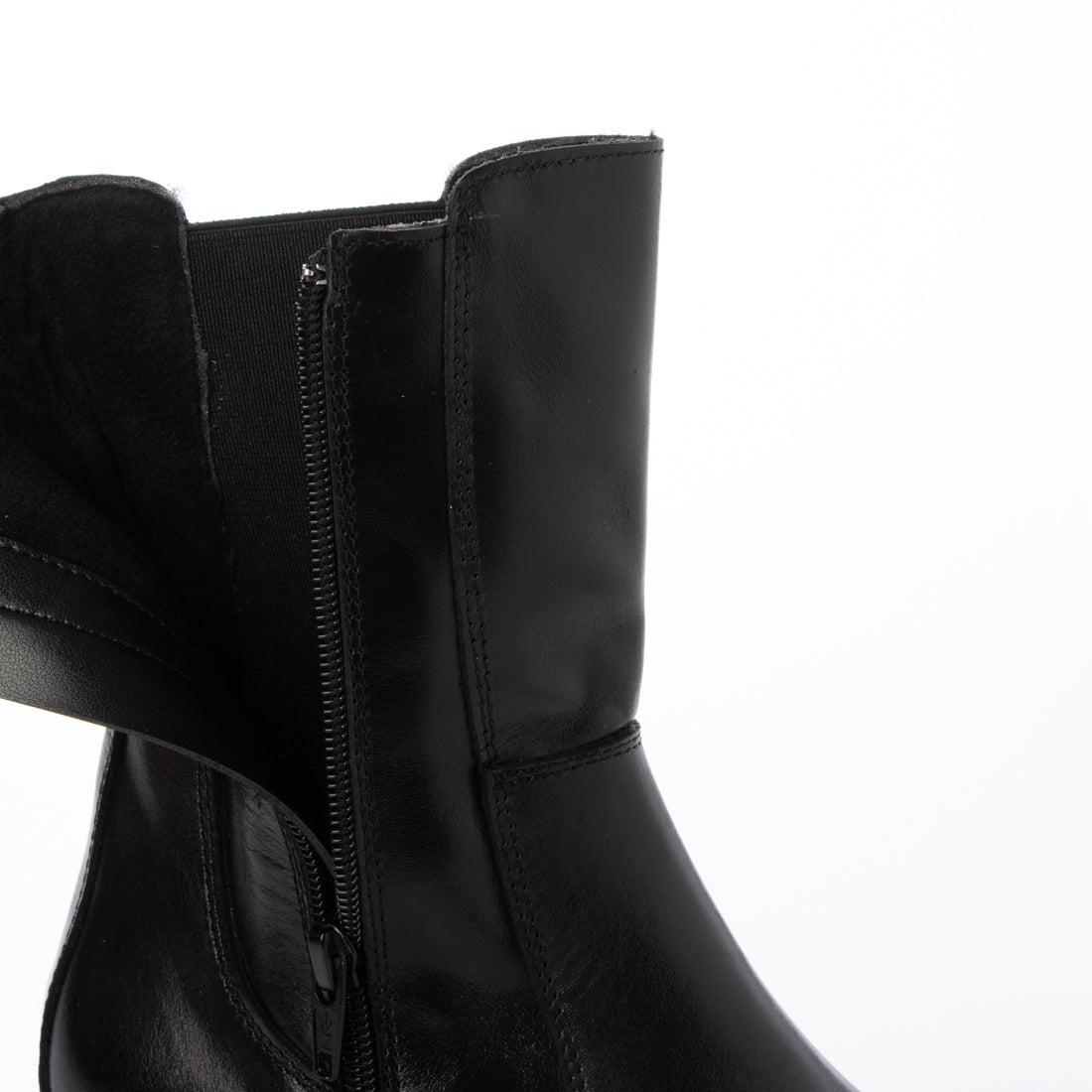 ボントレ BONTRE ミドルサイドゴアブーツ (ブラック) ブラック