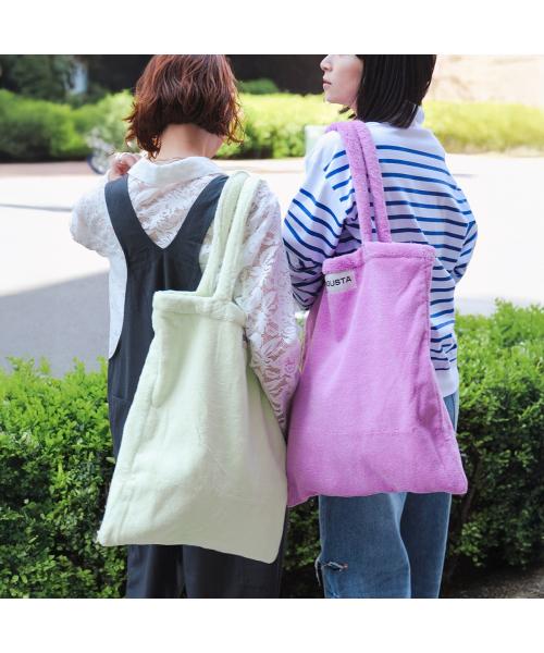 ボングスタ BONGUSTA BONGUSTA トートバッグ NARAM TOTEBAG 無地 ロゴ コットン (lemon-sorbet) lemon-sorbet