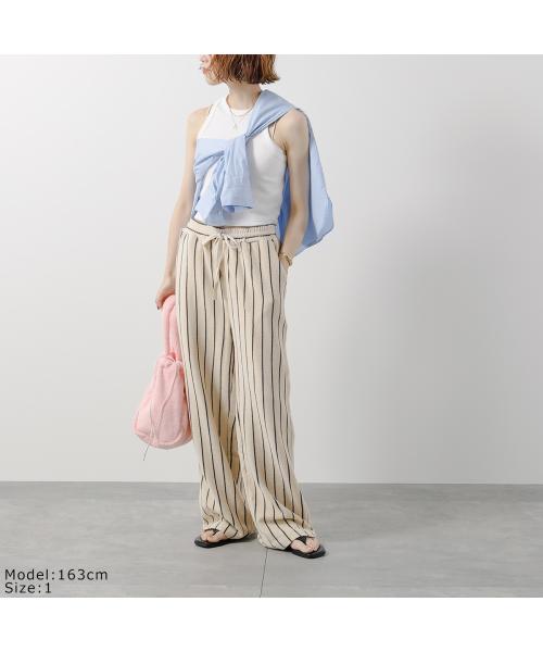 ボングスタ BONGUSTA BONGUSTA イージーパンツ NARAM PANTS タオル地 ストライプ (tropical-crame) tropical-crame