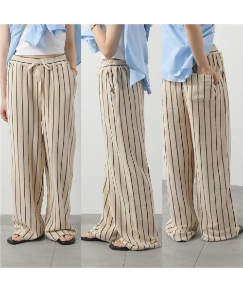 ボングスタ BONGUSTA BONGUSTA イージーパンツ NARAM PANTS タオル地 ストライプ (tropical-crame) tropical-crame