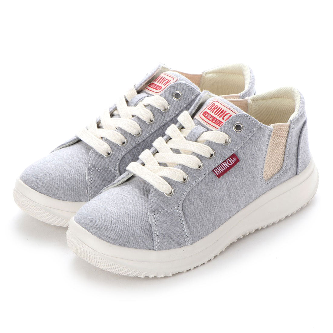 ブランチ BRUNCH 軽量ミドルカットスニーカー BR-181,グレイ