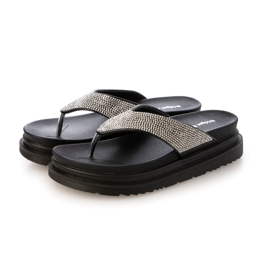 ブリジット バーキン Bridget Birkin ビジュートングサンダル (ブラック) ブラック