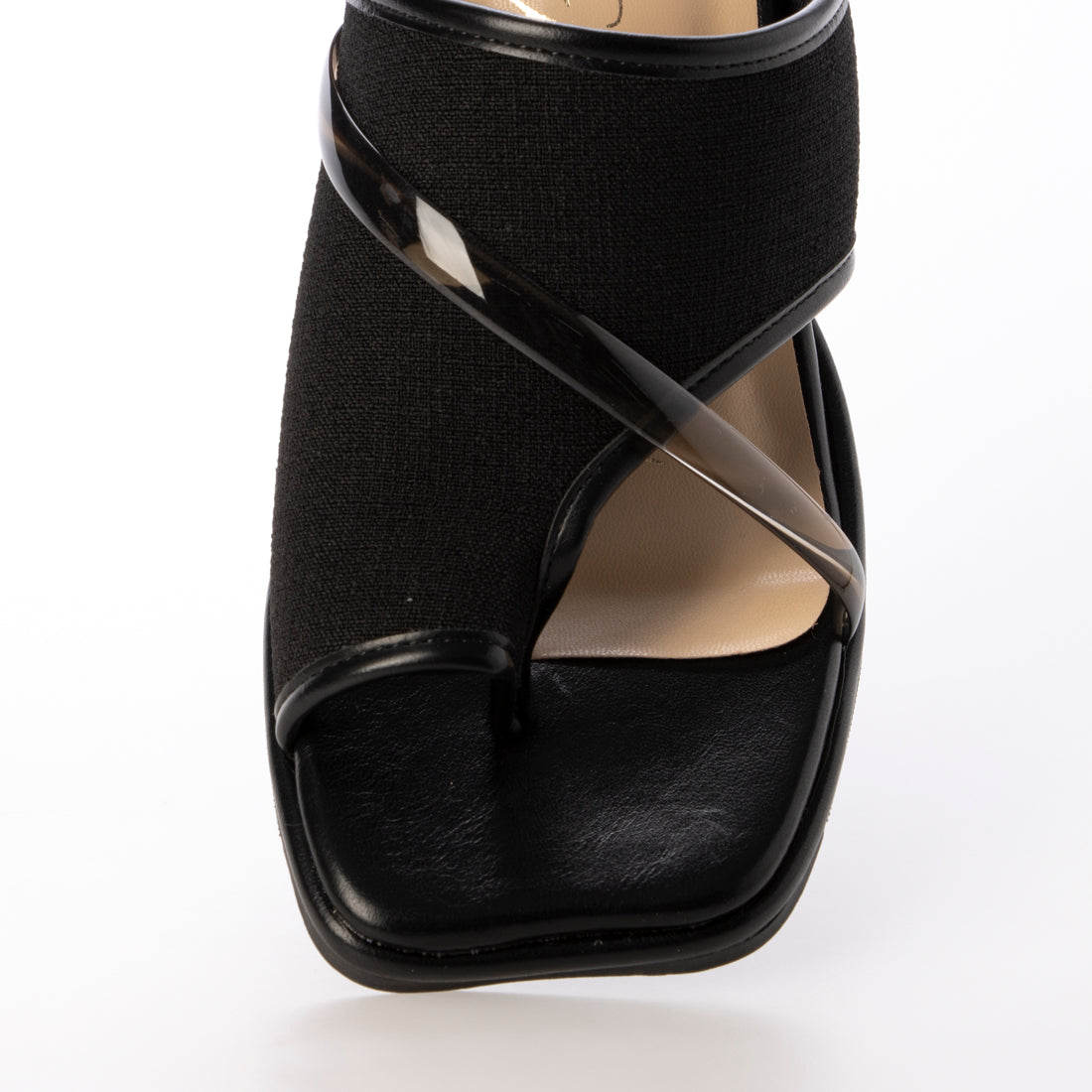 ブリジット バーキン Bridget Birkin 甲深トングサンダル (ブラックコンビ) ブラックコンビ