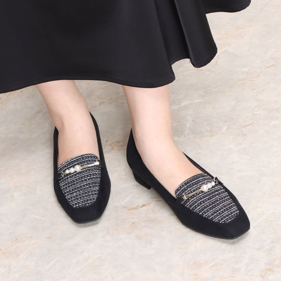 ブリジット バーキン Bridget Birkin パールビットローファー