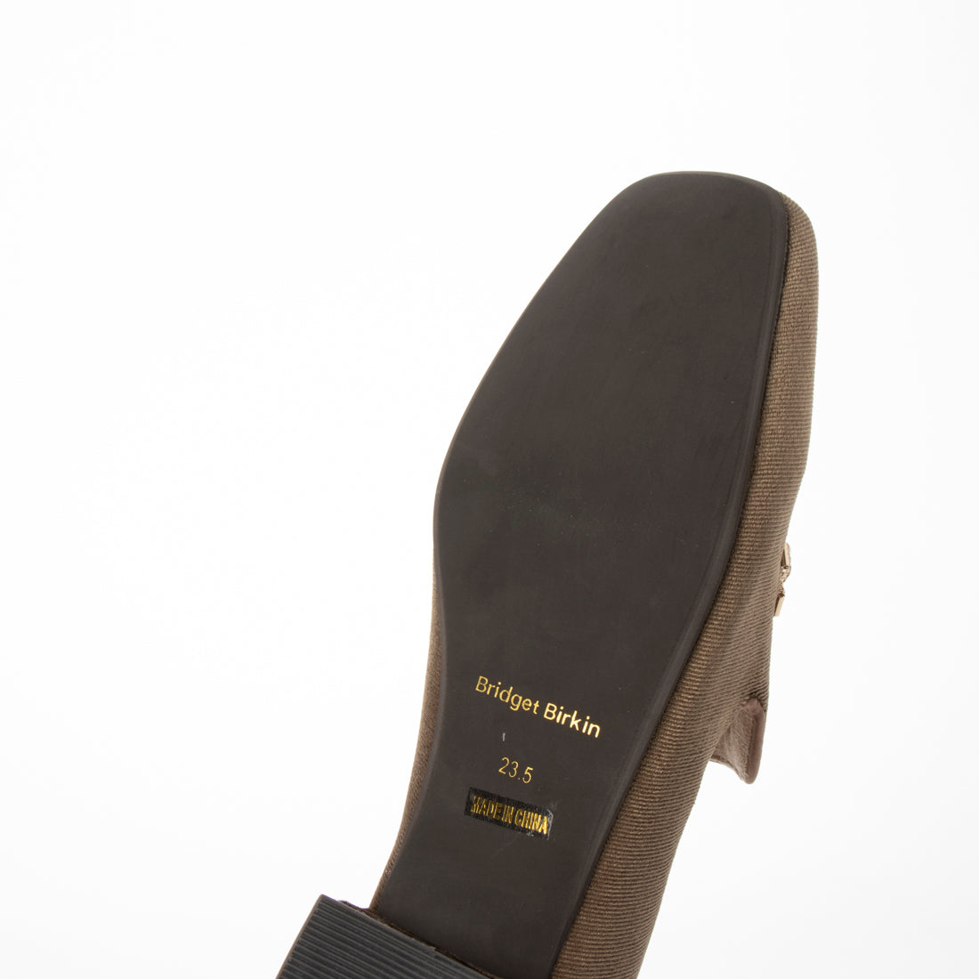 ブリジット バーキン Bridget Birkin ラインストーンローファー