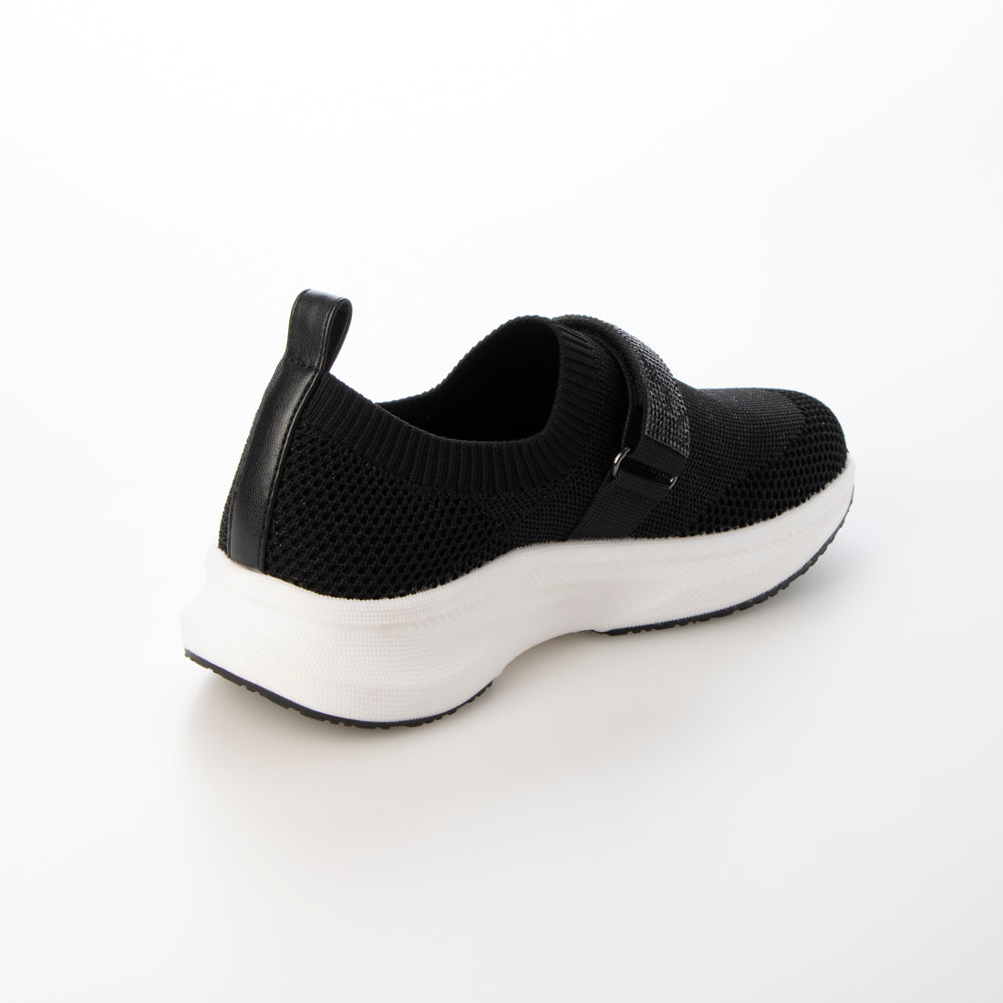 ブリジット バーキン Bridget Birkin ベルトストーンニットスニーカー (ブラック) ブラック