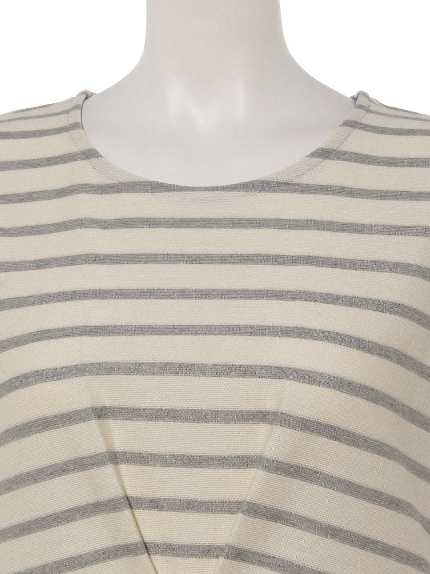 ブローディア BRODIAEA ボーダーチュニック (レッド) レッド