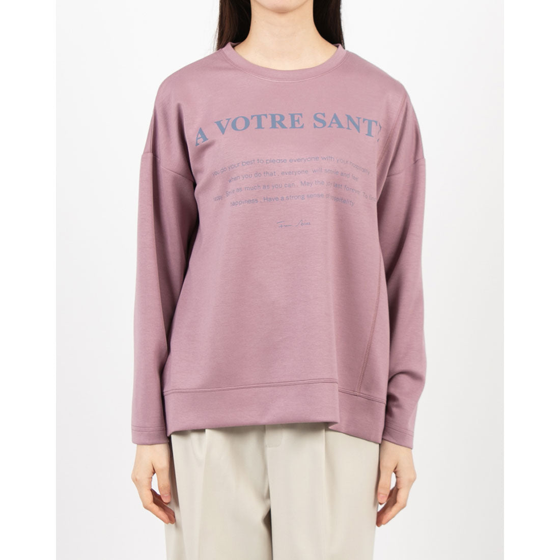 BRODIAEA BRODIAEA cardboard knit logo pullover