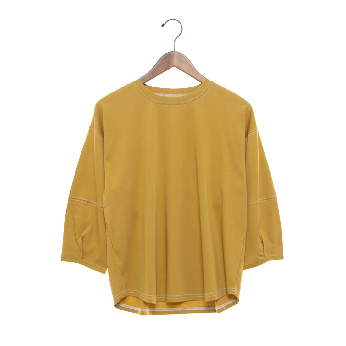 BRODIAEA Premium Cotton 7/8 Sleeve Switch Pullover