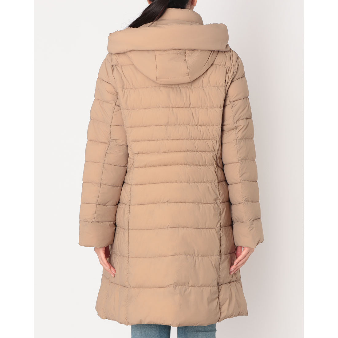 ブローディア BRODIAEA ロングダウンコート (ベージュ) ベージュ