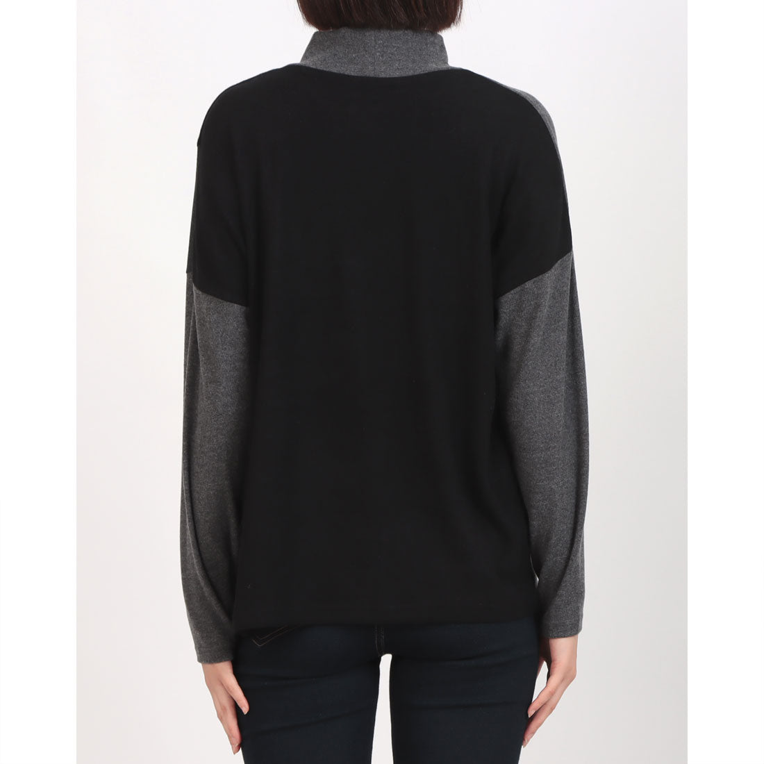 ブローディア BRODIAEA 起毛配色プルオーバー (グレー) グレー