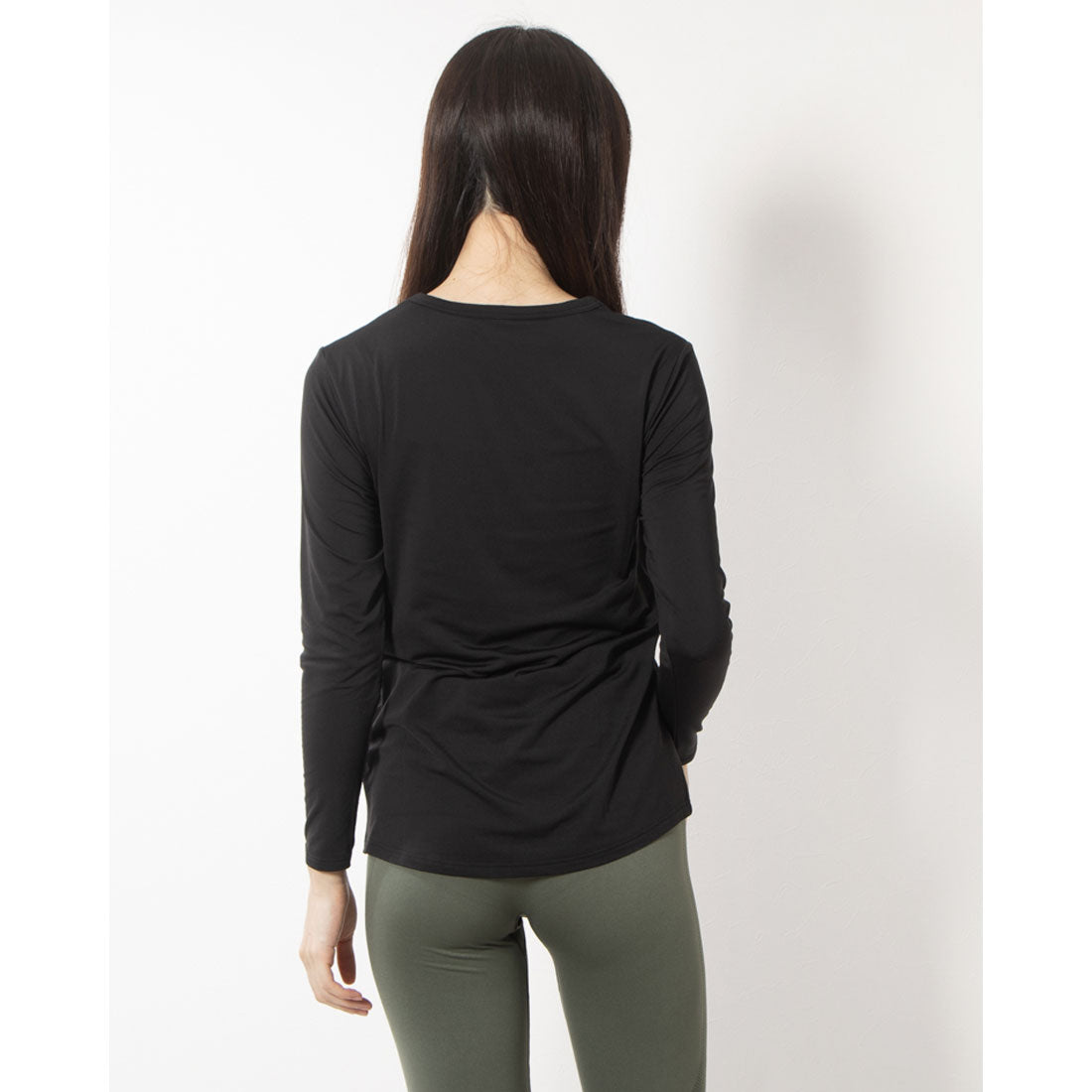 ブリーズテックス BREEZETEX 防風透湿 クルーネック長袖インナー