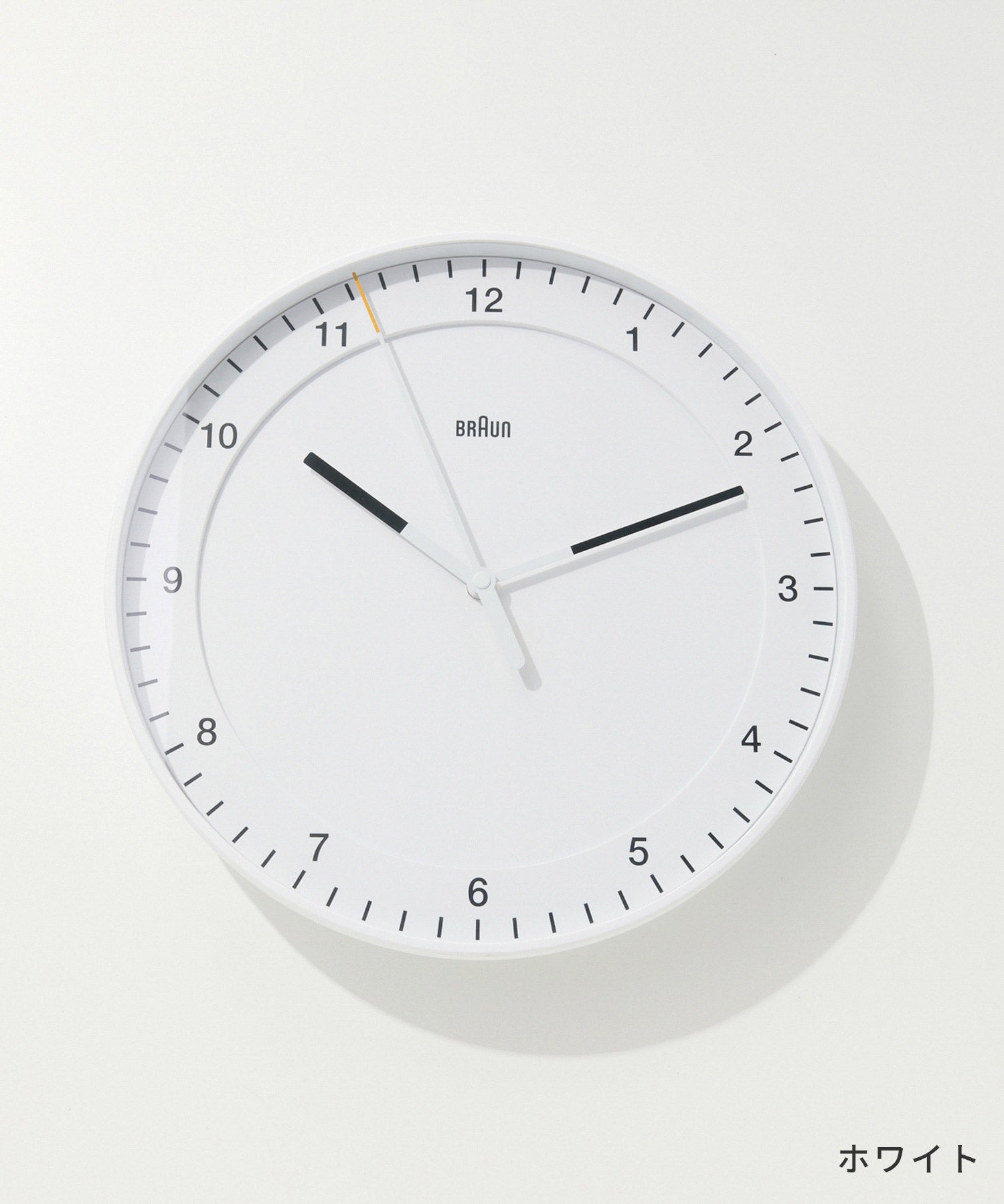 ブラウン BRAUN ブラウン BRAUN Wall Clock ウォールクロック BC17 掛け時計 直径30cm ユニセックス 時計 ブラック グレー ローズ/ホワイト ホワイト 【返品不可商品】