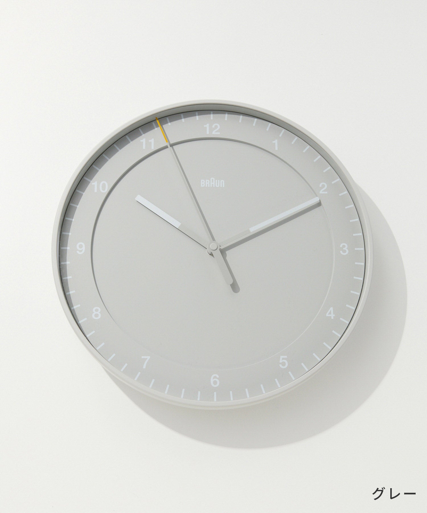 ブラウン BRAUN ブラウン BRAUN Wall Clock ウォールクロック BC17 掛け時計 直径30cm ユニセックス 時計 ブラック グレー ローズ/ホワイト ホワイト 【返品不可商品】