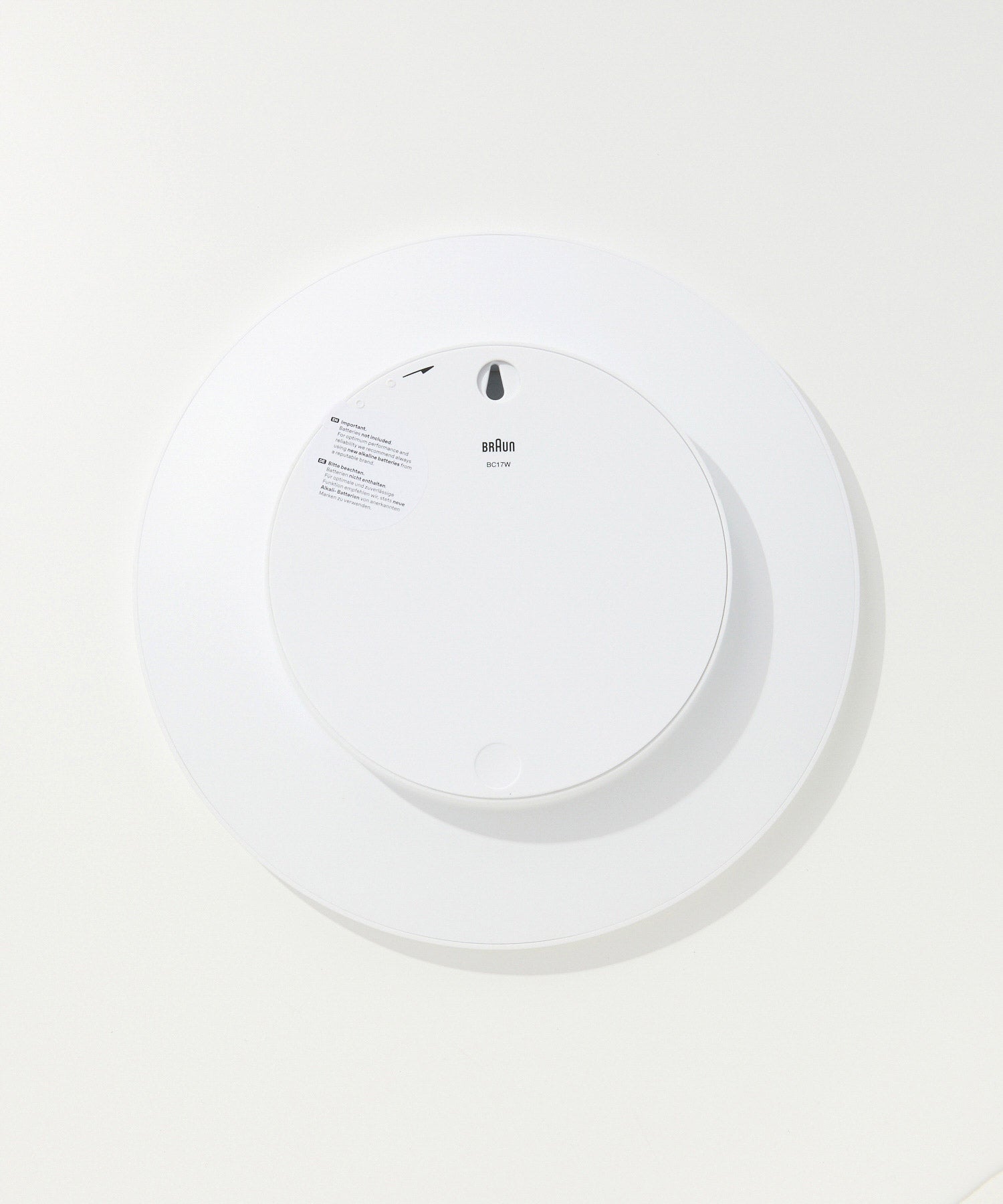 ブラウン BRAUN ブラウン BRAUN Wall Clock ウォールクロック BC17 掛け時計 直径30cm ユニセックス 時計 ブラック グレー ローズ/ホワイト ホワイト 【返品不可商品】