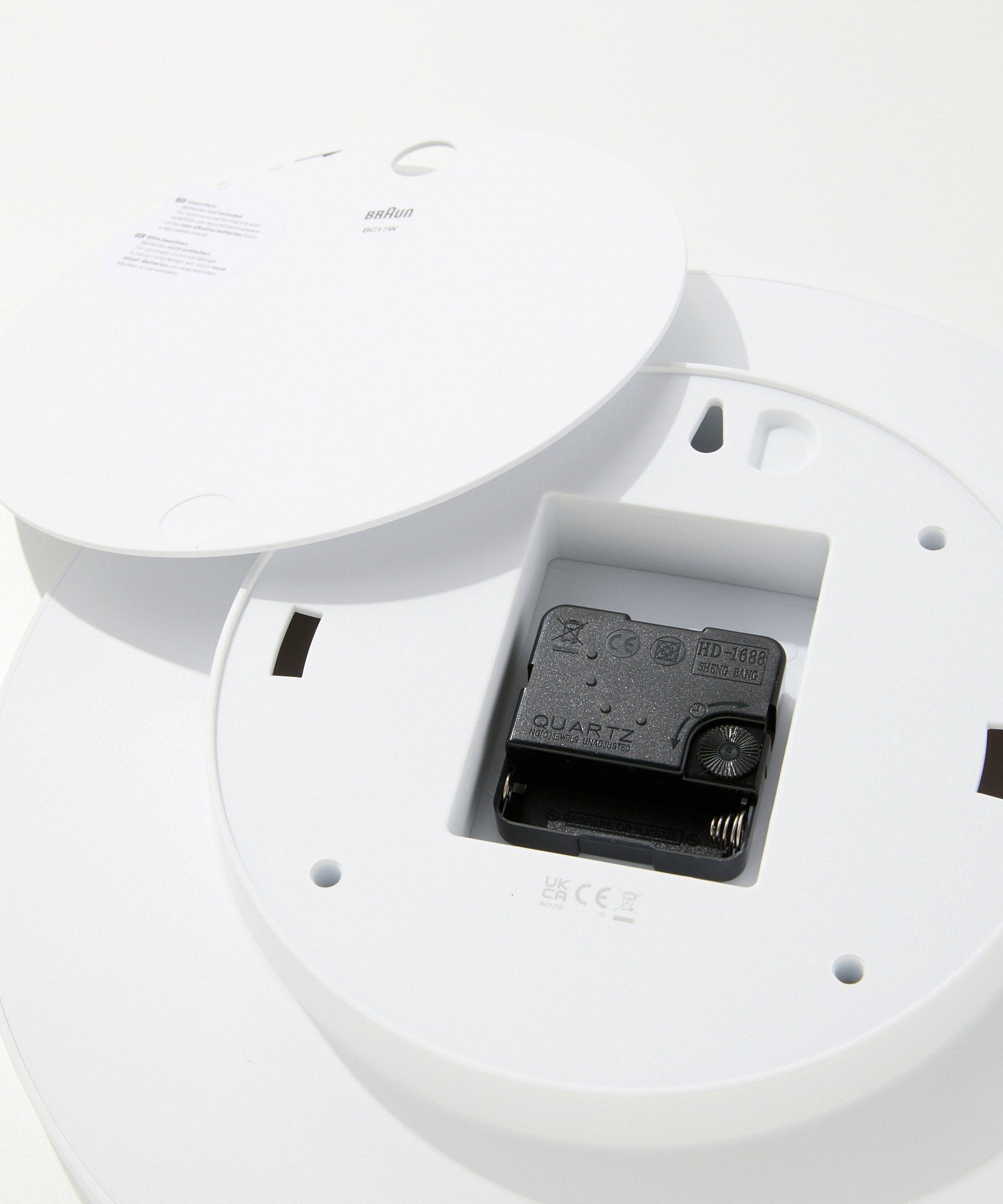 ブラウン BRAUN ブラウン BRAUN Wall Clock ウォールクロック BC17 掛け時計 直径30cm ユニセックス 時計 ブラック グレー ローズ/ホワイト ホワイト 【返品不可商品】