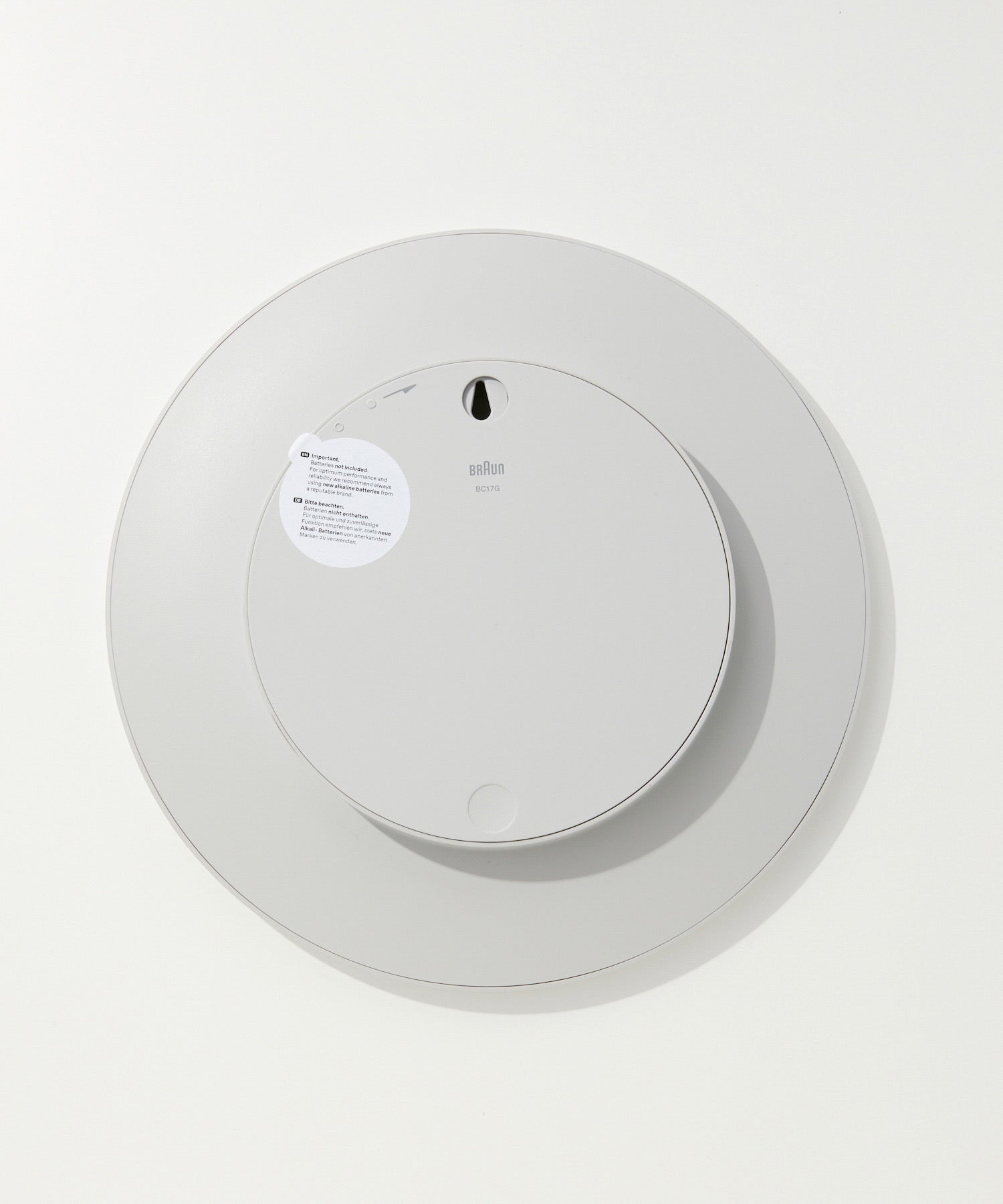 ブラウン BRAUN ブラウン BRAUN Wall Clock ウォールクロック BC17 掛け時計 直径30cm ユニセックス 時計 ブラック グレー ローズ/ホワイト ホワイト 【返品不可商品】