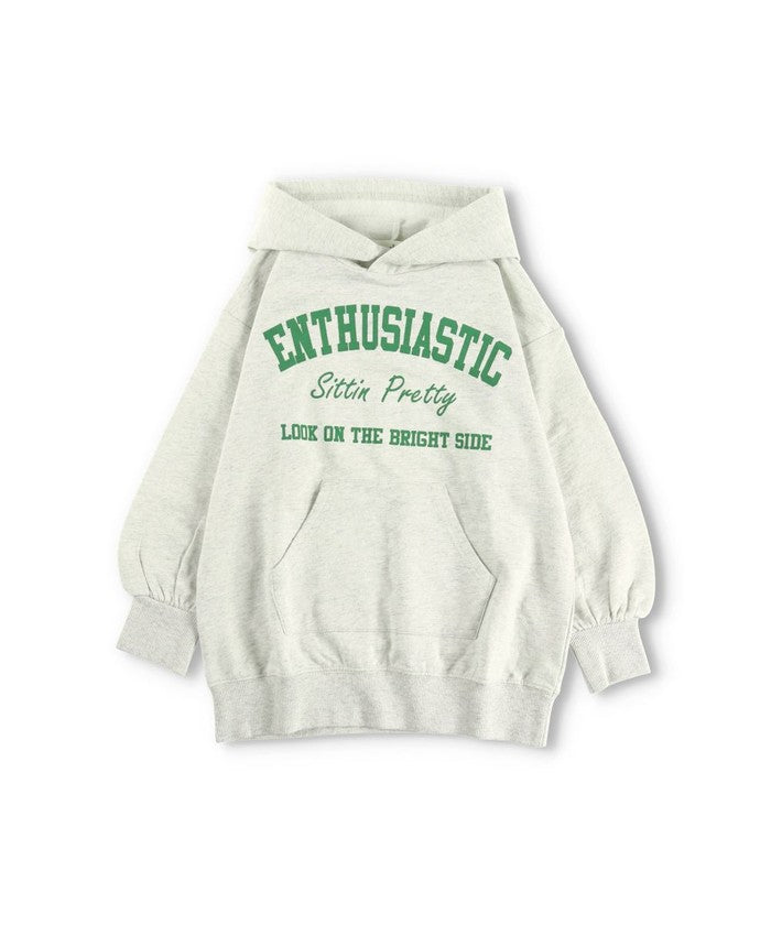 ブランシェス BRANSHES フード付きミニ丈ワンピース