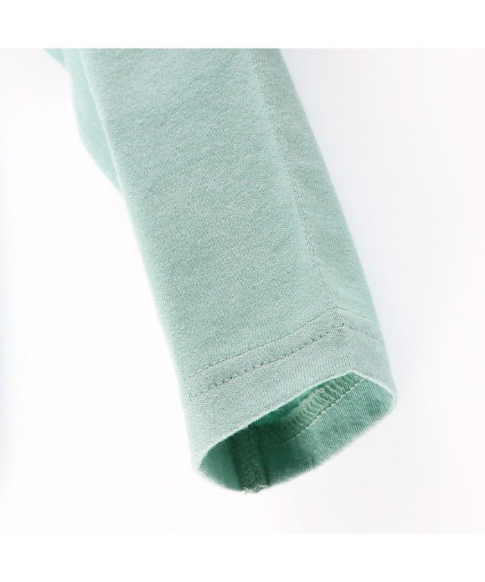 ブランシェス BRANSHES 【WEB限定/DRC】肩フリル綿100%長袖Tシャツ ロンT