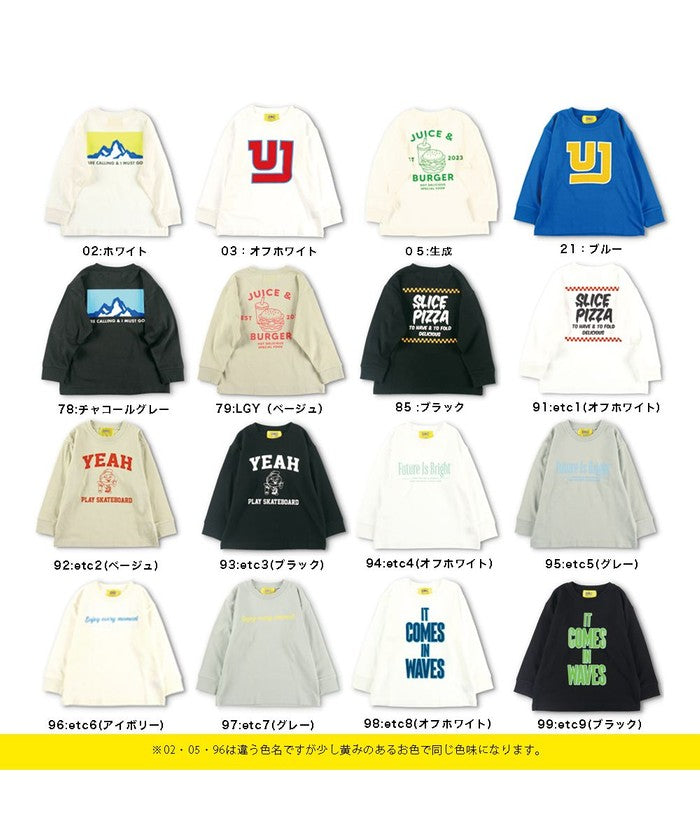 ブランシェス BRANSHES 【WEB限定/DRC】綿100%bコレグラフィック長袖Tシャツ ロンT