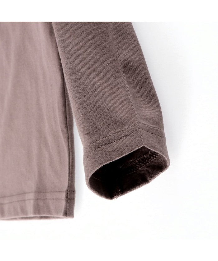 ブランシェス BRANSHES 【WEB限定/DRC】綿100%バックリボンつき長袖Tシャツ ロンT