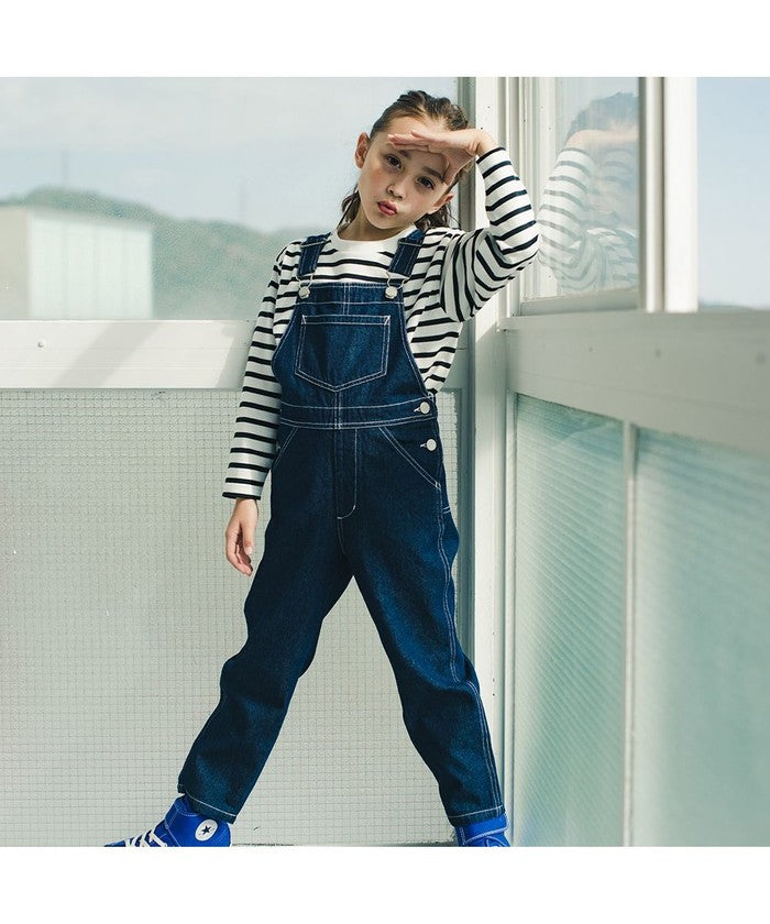 ブランシェス BRANSHES 【Ou? by EDWIN】デニムオーバーオール