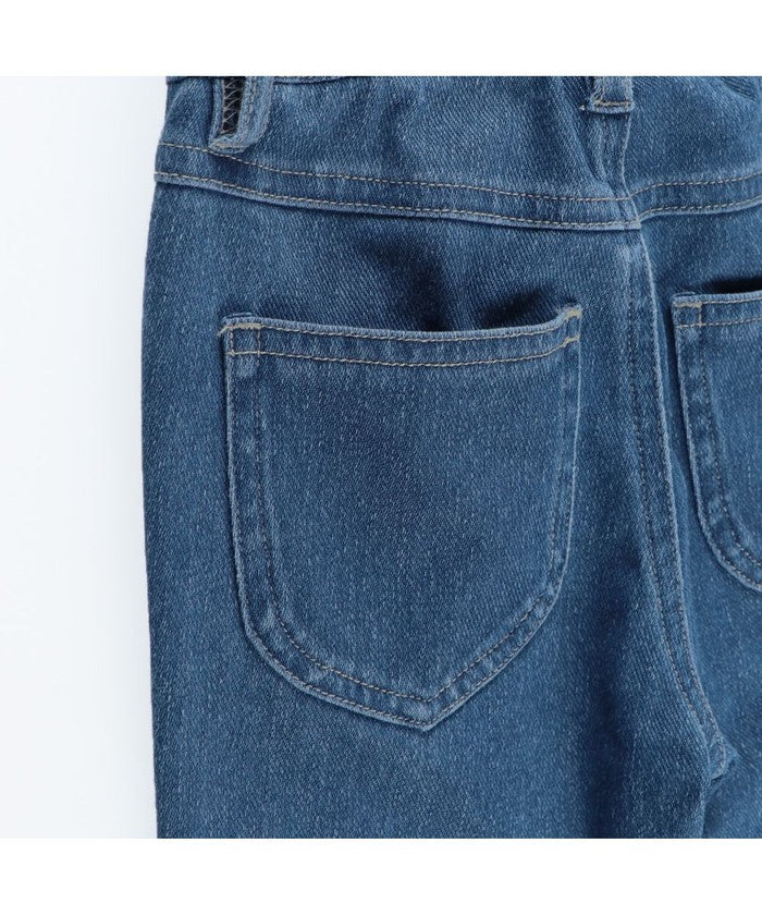 ブランシェス BRANSHES デニムニットロングパンツ