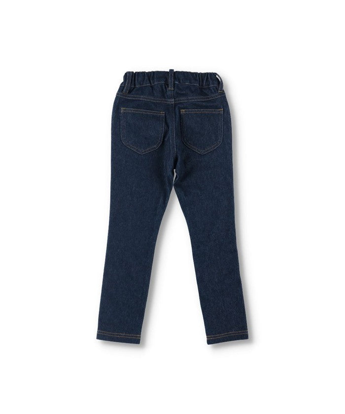 ブランシェス BRANSHES デニムニットロングパンツ