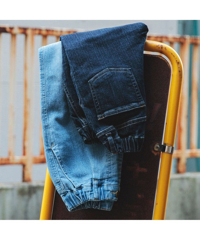 ブランシェス BRANSHES 【WEB限定/DRC】スーパータックテーパードストレッチデニムパンツ