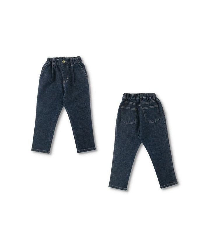 ブランシェス BRANSHES 【WEB限定/DRC】スーパータックテーパードストレッチデニムパンツ