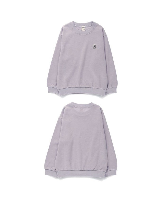 ブランシェス BRANSHES 【WEB限定/DRC/やわらか薄手裏毛】ワンポイント刺しゅうトレーナー