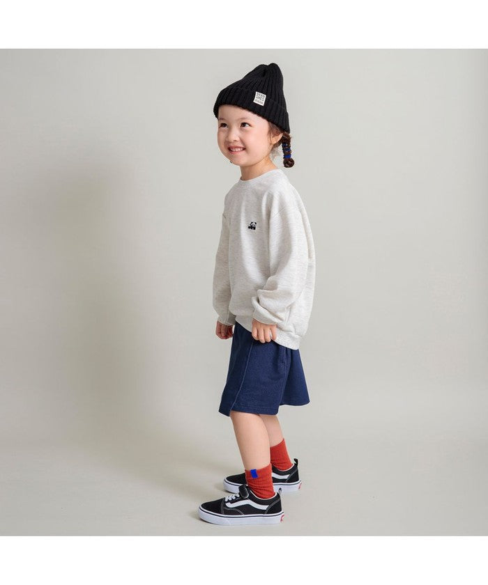 ブランシェス BRANSHES 【WEB限定/DRC/やわらか薄手裏毛】ワンポイント刺しゅうトレーナー