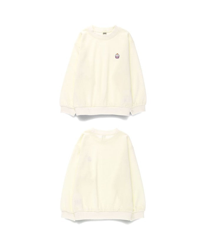 ブランシェス BRANSHES 【WEB限定/DRC/やわらか薄手裏毛】ワンポイント刺しゅうトレーナー