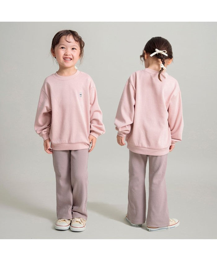 ブランシェス BRANSHES 【WEB限定/DRC/やわらか薄手裏毛】ワンポイント刺しゅうトレーナー