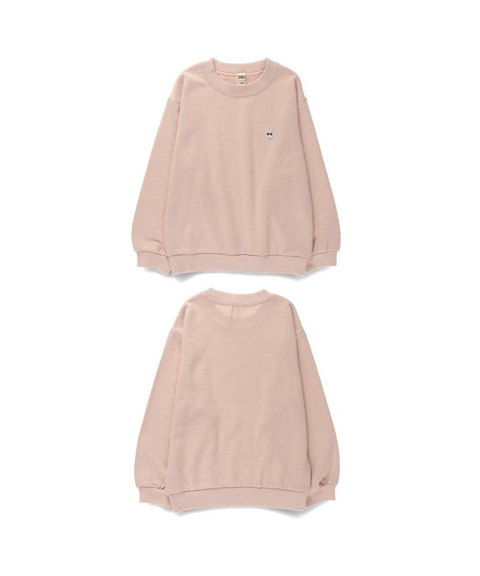 ブランシェス BRANSHES 【WEB限定/DRC/やわらか薄手裏毛】ワンポイント刺しゅうトレーナー