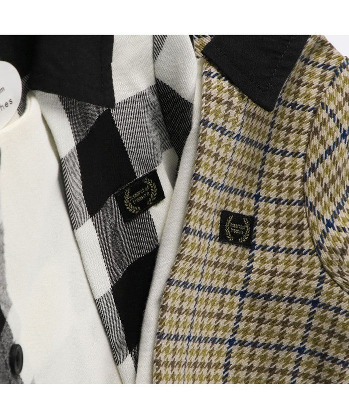 ブランシェス BRANSHES 20/ー天竺/先染めチェック柄 【お揃い】長袖CA