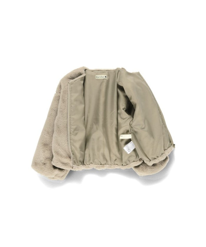 ブランシェス BRANSHES フェイクファージャケット