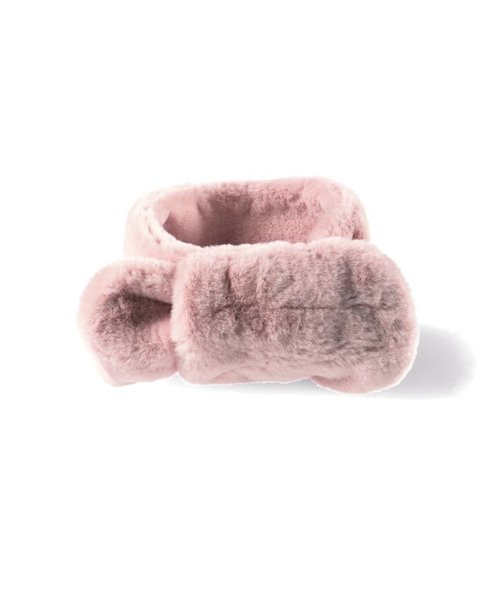 ブランシェス branshes リボン型フェイクファーマフラー