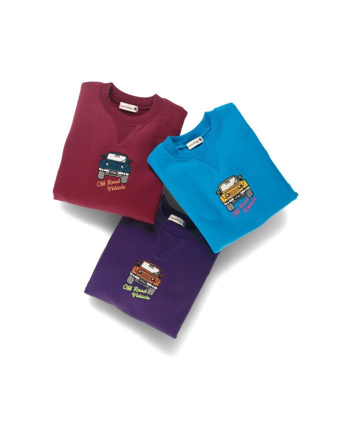 ブランシェス BRANSHES 【あったか】裏起毛車モチーフトレーナー