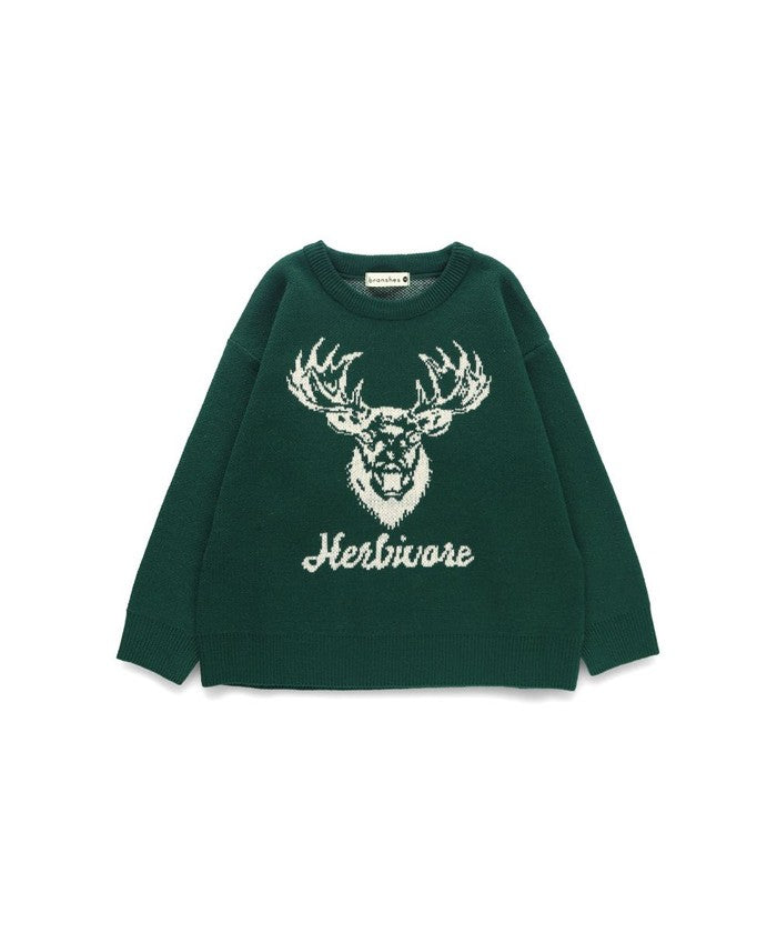 ブランシェス BRANSHES 【マシンウォッシャブル】アニマルアソートニット