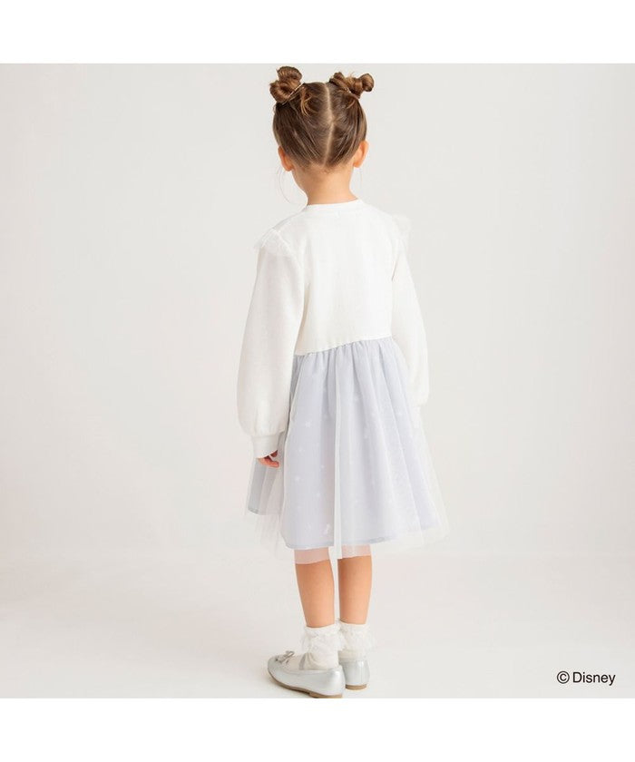 布蘭西斯 BRANSHES 【DisneyCollection/迪士尼系列】內刷毛薄紗拼接連衣裙