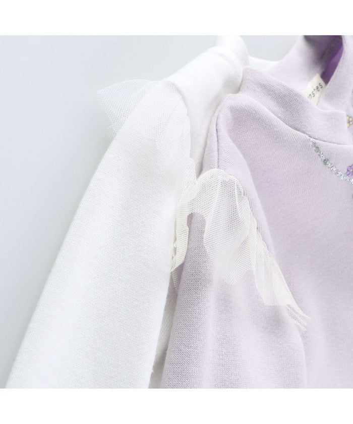 布蘭西斯 BRANSHES 【DisneyCollection/迪士尼系列】內刷毛薄紗拼接連衣裙