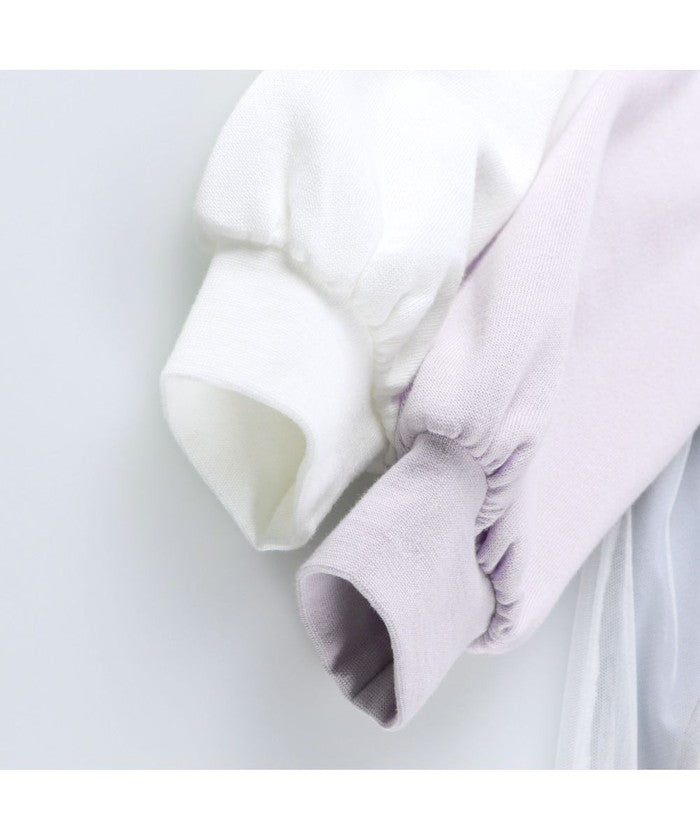 布蘭西斯 BRANSHES 【DisneyCollection/迪士尼系列】內刷毛薄紗拼接連衣裙