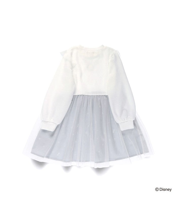布蘭西斯 BRANSHES 【DisneyCollection/迪士尼系列】內刷毛薄紗拼接連衣裙