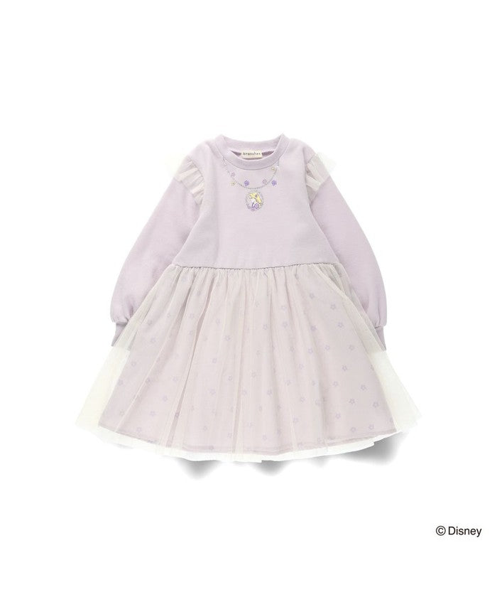 布蘭西斯 BRANSHES 【DisneyCollection/迪士尼系列】內刷毛薄紗拼接連衣裙