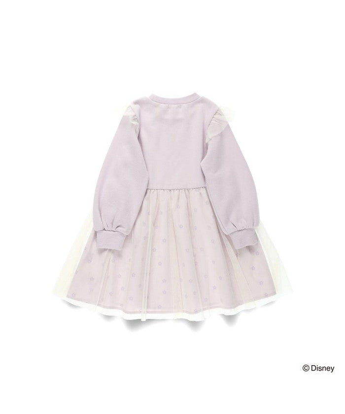 布蘭西斯 BRANSHES 【DisneyCollection/迪士尼系列】內刷毛薄紗拼接連衣裙