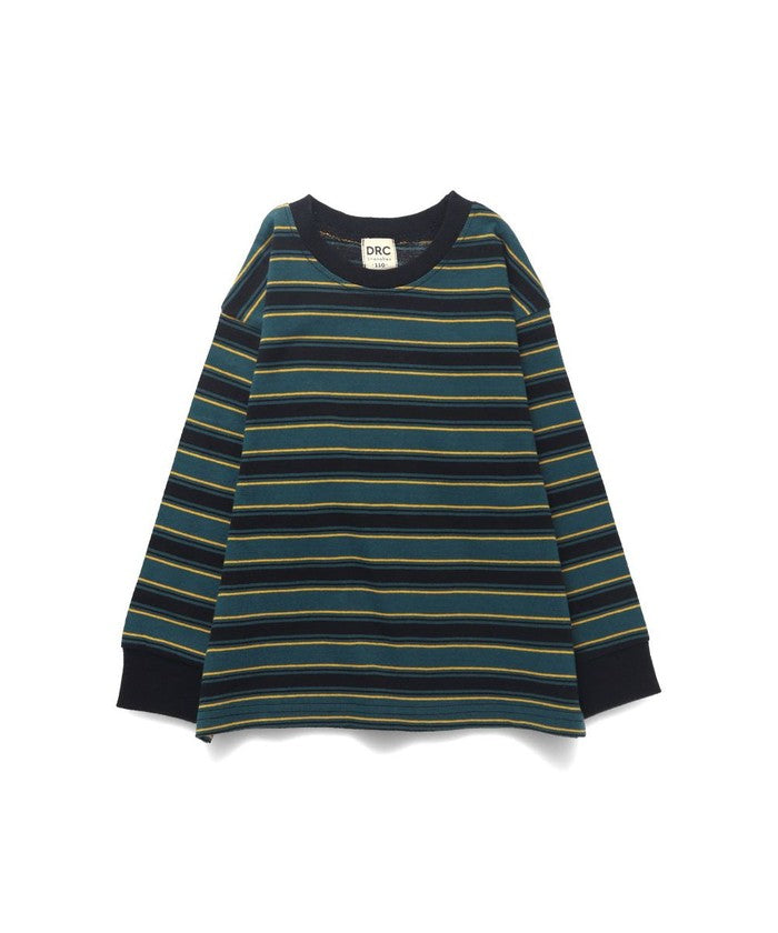 ブランシェス BRANSHES 【DRC/お肌に嬉しい綿100%】マルチボーダー長袖Tシャツ