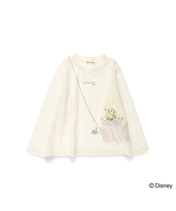 ブランシェス branshes 【DisneyCollection/ディズニーコレクション】ポシェット風長袖Tシャツ (アイボリー) アイボリー