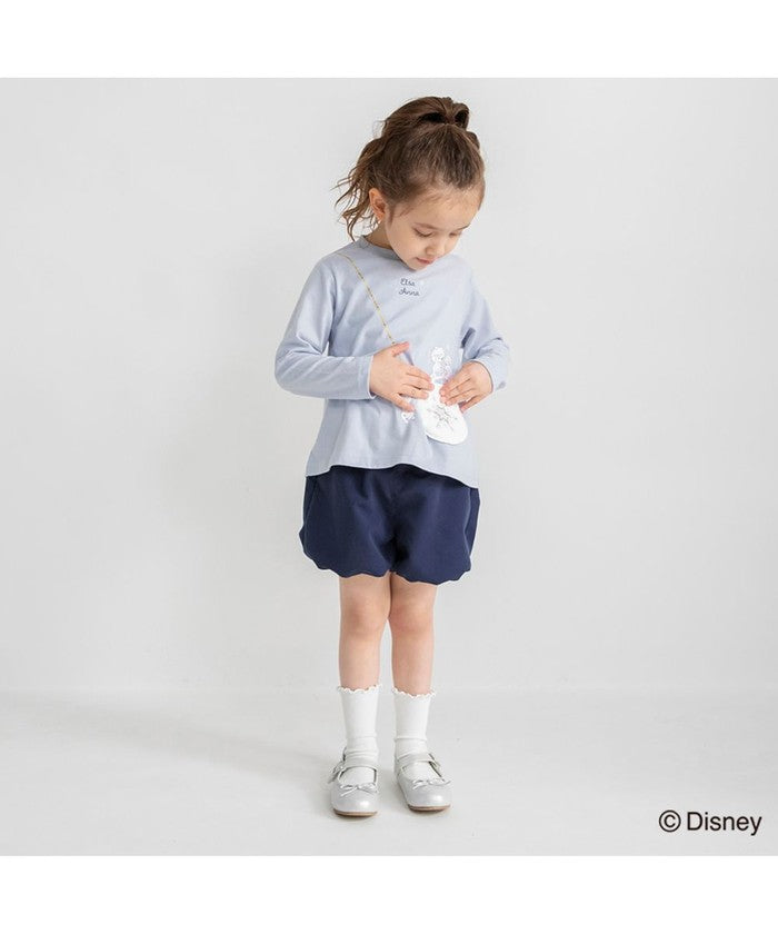 ブランシェス branshes 【DisneyCollection/ディズニーコレクション】ポシェット風長袖Tシャツ (アイボリー) アイボリー